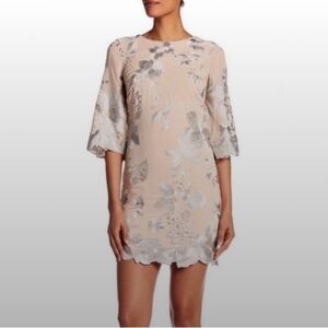 Dress the Population Paige Embroidered mini dress